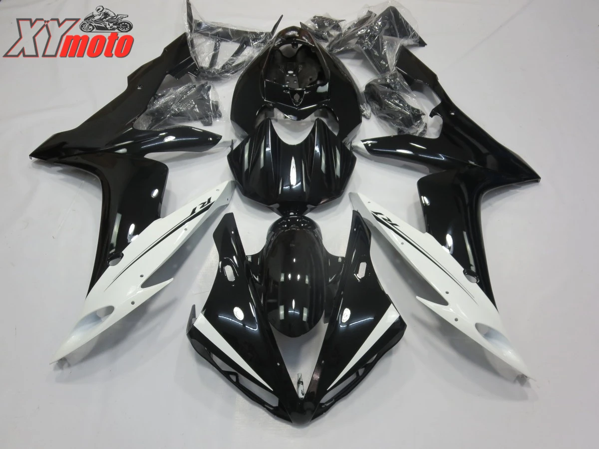 

Motorcycle Fairing Kit For Yamaha YZF1000 R1 04 05 06 Injection ABS Plastic Fairings R1 2004-2006 Gloss Black White Bodyworks