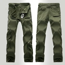 Мужские тактические штаны, тренировочные штаны, военные, три-ди, мужские, sional размера плюс, брюки, армейский Стиль, камуфляж, много карманов, брюки-карго