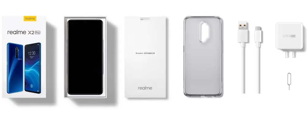 Realme X2 pro 6,5 дюймов Snapdragon 855 plus Super AMOLED 50 Вт Super VOOC 4000 мАч 4 камеры 64 мп отпечаток пальца телефон nfc