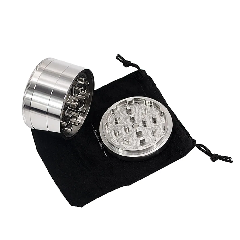 HONEYPUFF Stainless Steel Crusher 45mm/64MM /54mm/47mmHeavy Crusher 3