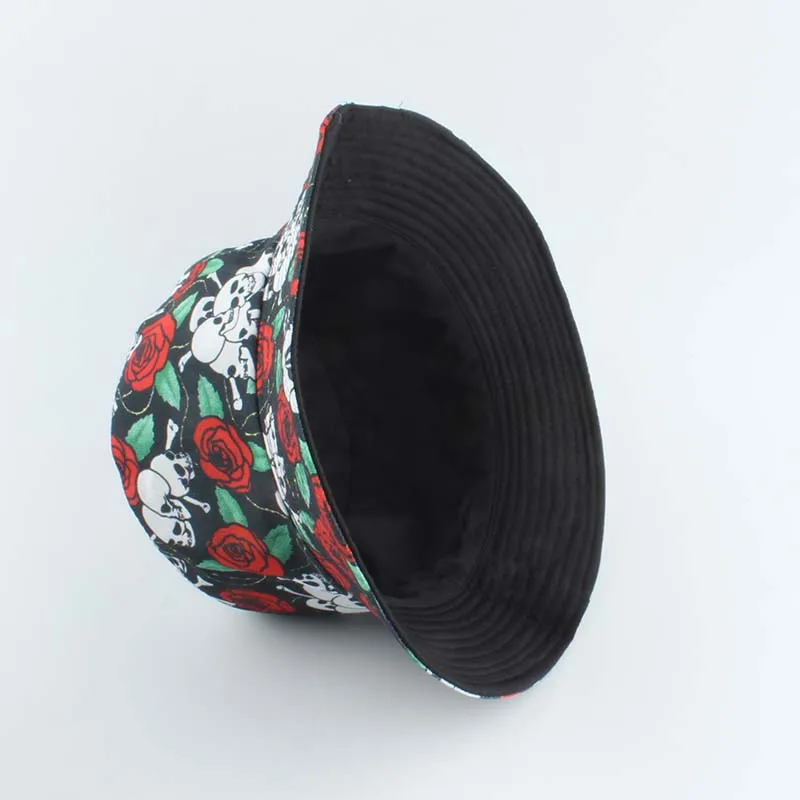 Panama Fishermant Hat Harajuku Skull 