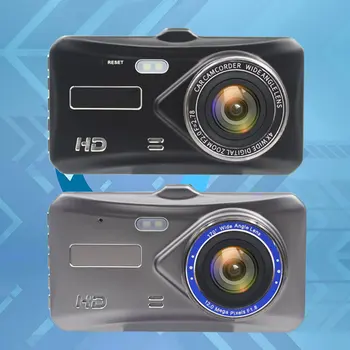 

Dual Lens Driving Recorder 1080P 4 Inch Touch Screen Driving Recorder Motion Detection Parking Monitoring