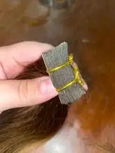 Cinta recta en extensiones de cabello humano Invisible sin fisuras Remy Natural del pelo de la trama de la piel adhesivo extensión marrón Rubio 20 piezas