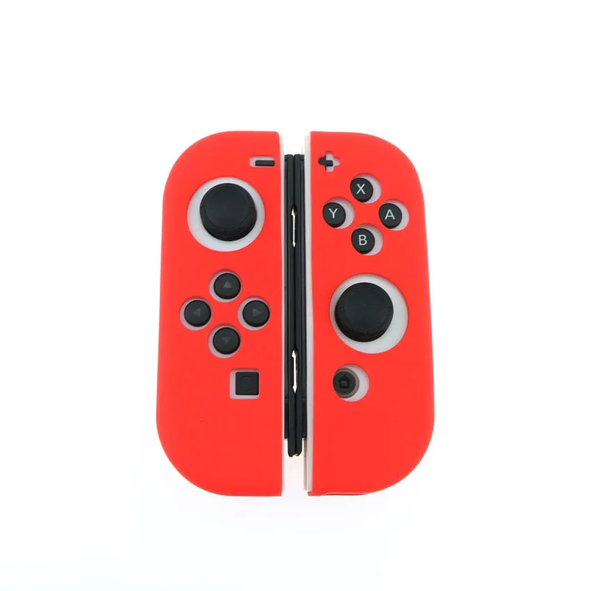 YuXi Мягкий силиконовый чехол для Nintendo Switch защитный чехол для NS Joy Con игровой контроллер аксессуары - Цвет: A-A