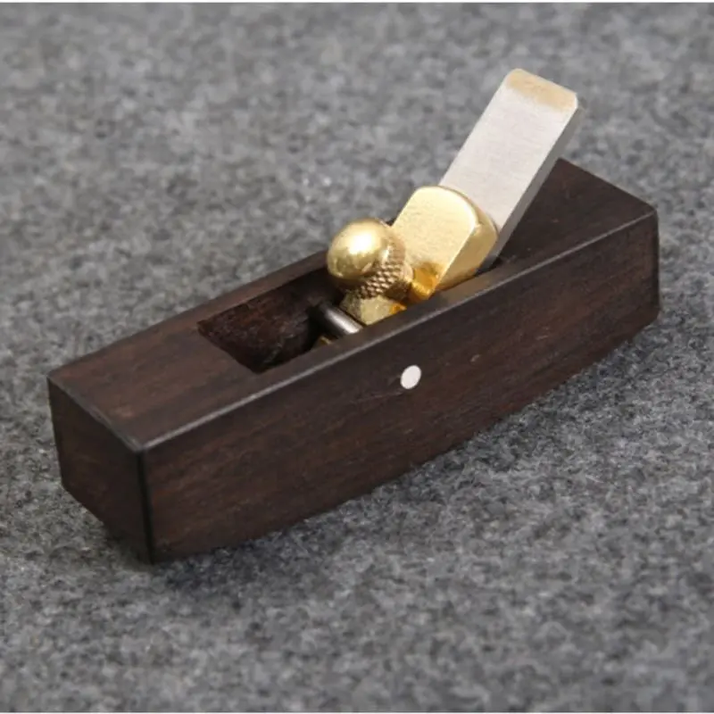 Плотник деревообрабатывающий DIY ручной строгальный инструмент Регулируемый Жесткий мини Блок Самолет D5BD