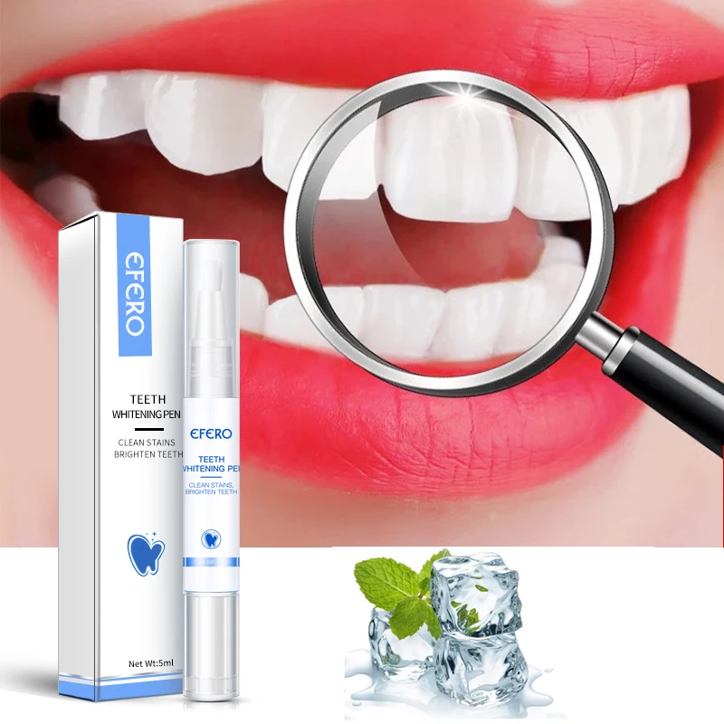 EFERO Teeth Whitening Pen Cleaning Serum Remove Plaque Stains Dental Tools White Teeth Oral Hygiene Tooth 2