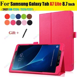 8.7 cococoque para samsung galaxy tab a7 lite 8.7 2021 SM T220 t225 t227 caso ímã caso do plutônio funda para samsung tab a 8.7 t220 capa