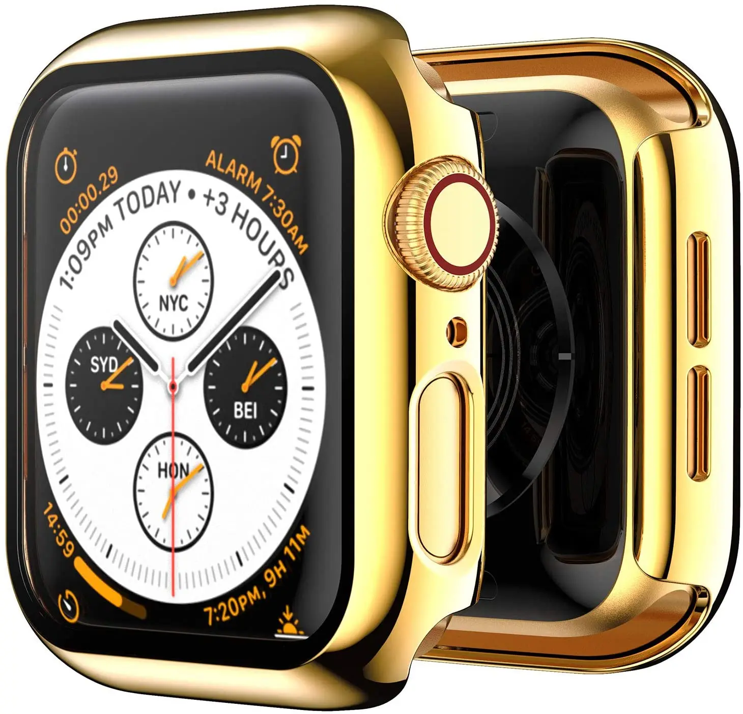 Premium Plated Bumper with Tempered Glass Screen Protector