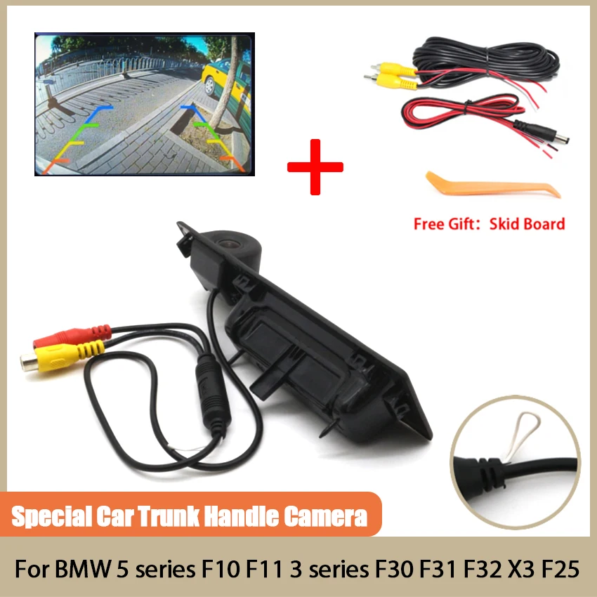 170 Degree Hd Night Vision Vehicle Rear View Camera Trunk Handle Camera