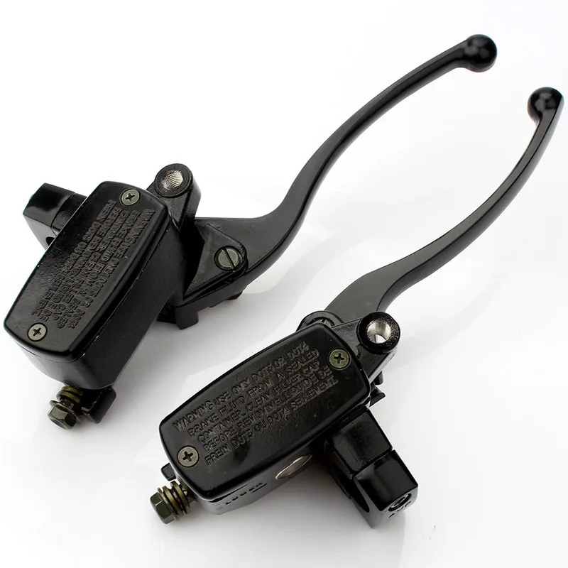 Hoofdremcilinder Hevels 7/8 inch 22mm Voor Du&cati 749 Voor Monster 796 Voor Multistrada 1200 Voor Monster 1000 Motorfiets Hydraulische Rem Koppeling Pomp Hendels(Zwart