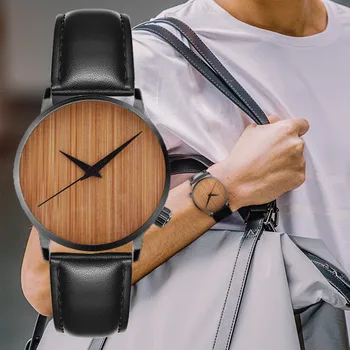 

часы Casual fashion men's watches wooden striped watches daily wild men and women watches bamboo watches couple watches 5*