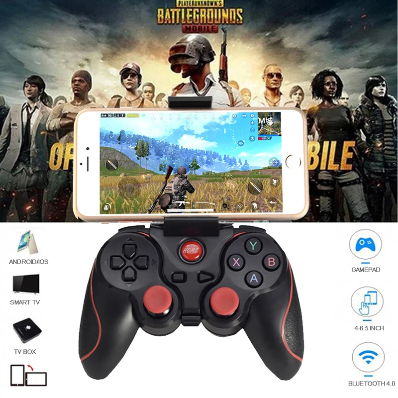 

Wireless Bluetooth Gamepad T3 X3 Wireless Joystick Game Controller For IOS Android Mobile Phone Game Handle For PC TV Box Holder