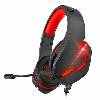 

POHIKS 1pc Professional LED Luminous Gaming Headsets Adjustable Deep Bass Stereo Headset With Mic For PC Computer Laptop