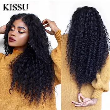 

Mongolian Kinky Curly Hair Wigs 13x4 Lace Frontal Human Hair Wigs KISSU Afro Kinky Curly Wig Mongolian Curly Wig