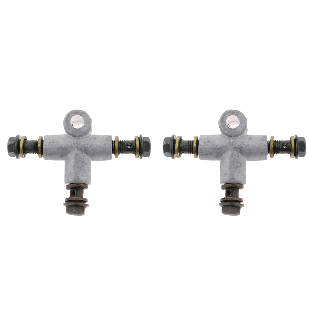 2 X 3-way 10mm Brake Line Tee Piece Connector Brake Pipe Union TConnector