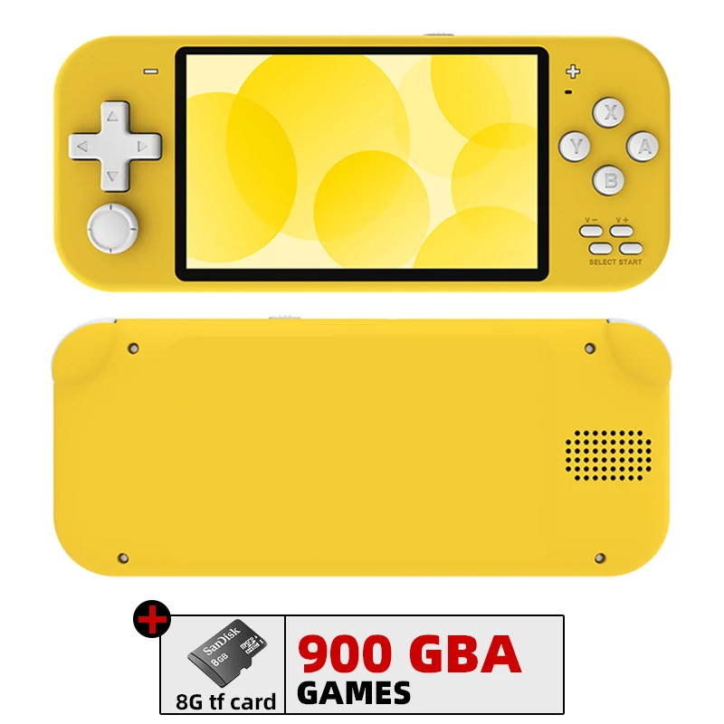 DATA FROG X20 Mini Retro Handheld Console 4.3 inch Portable Video Game for MAME/CPS/GBA/NES/GB/SEGA/NEOGEO/GBC/SNES Emulators 