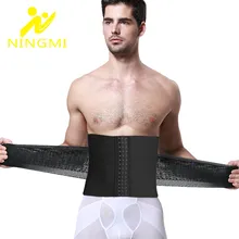 NINGMI утягивающий корсет тренажер с 16 стальными костями утягивающий ремень корректирующий пояс формирователь для талии "Cincher" корсет