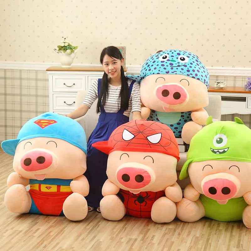 Милый McDull свинья кукла плюшевая свинья настраиваемая большой размер подушка подарок на день рождения девушки