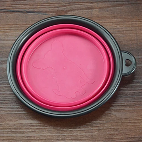 Silicone Travel Dog Bowl Collapsible Premium Quality Food Water Pet Travel Bowl Free Foldable Cup Dish for Dogs Cats drop shippi