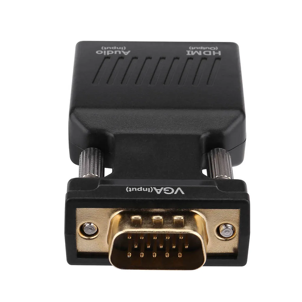 Прямая поставка высокое качество VGA в HDMI адаптер VGA в HDMI видео аудио конвертер с USB 3,5 мм аудио кабель лидер продаж#1031