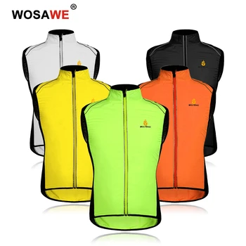 

WOSAWE Motorcycle Vest Reflective Vest Motorbike Lightweight Mesh Breathable Motocross Gilet Pocket Waistcoat Windproof Vest