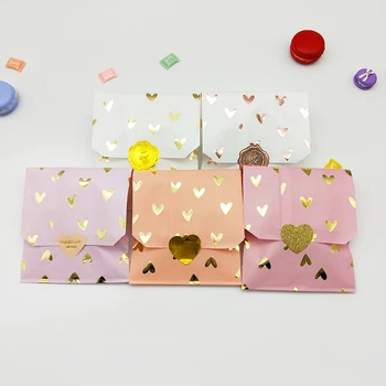 

Food Goody Paper Bags 25pcs dot Kraft Paper Bags Wedding Birthday Party Invitation Greeting Cards Paper Gift bag