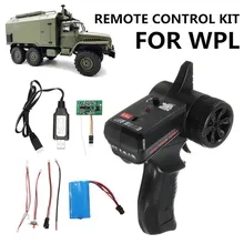 8 pçs wpl b36 b24 b16 c24 1/16 rc peças de carro transmissor receptor placa bateria cabo usb fios conjunto peças reposição acessórios(China)