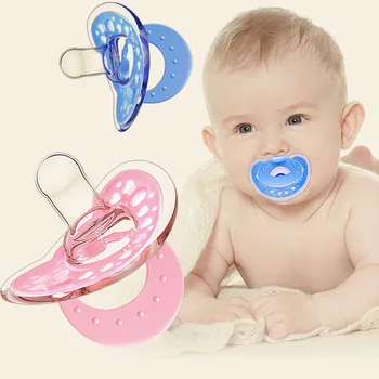 

Silicone Newborn Kids Baby Orthodontic Dummy Pacifier Teat Nipple Soother Baby Nipples Infants Silica Gel Pacifiers