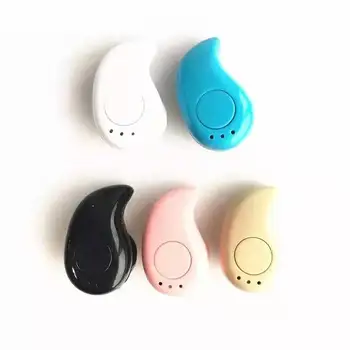 

Bluetooth Stereo Headset Mini Wireless Sports In-ear Call Miniature with Mic Hands free for ios Android All smartphones earphone