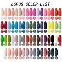 Mtssii 20/40/60Pcs Nail Gel Polish Set Kit Nude Pink Glitter Nail Art UV Gel Manicure Set Vernis Semi Permanent Base Top Coat 1