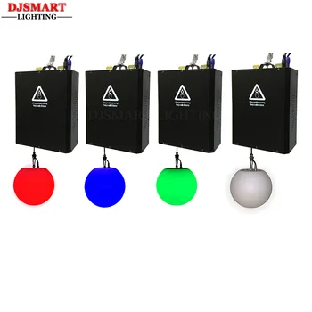 

4unit 3D Up Down Led Lift Ball 120W RGB DMX Winch Kinetic Lighting Wave Effect for Stage Show Disco Mall Lobby Decoration lights