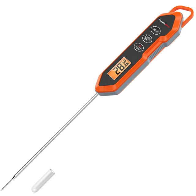 ThermoPro TP19 Waterproof Meat Thermometer Instant Reading 90 Seconds  Auto-Off Grill BBQ thermometer With 2in LED Display - AliExpress