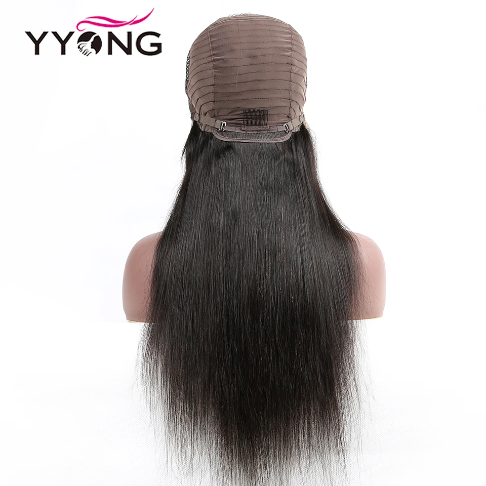 13x4 Straight Lace Front Human Hair Wigs Pre Plucked With Baby Hairs 12-26inch Low Ratio Brazilian