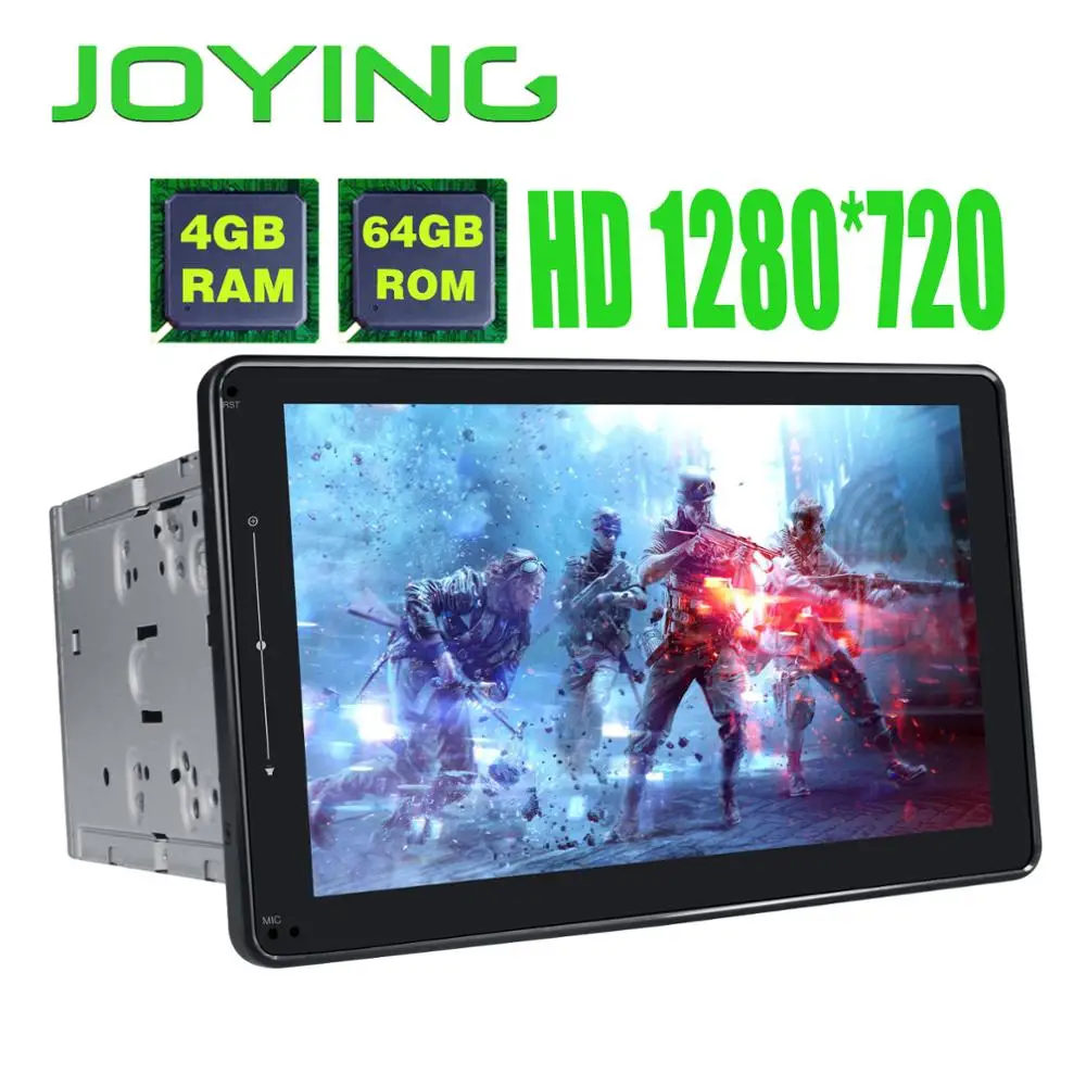 Excellent 8"Android 8.1 Car Radio Stereo 4GB +64GB 1280*720 Double Din Universal Head Unit GPS No DVD Player Built in Carplay 4G Modem DSP 2