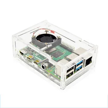 Skup Akrylowa Skrzynka Dla Raspberry Pi 4 Przezroczyste Pudełko Obudowa Shell Dla Raspberry Pi 3 Model B 3B 3 B +