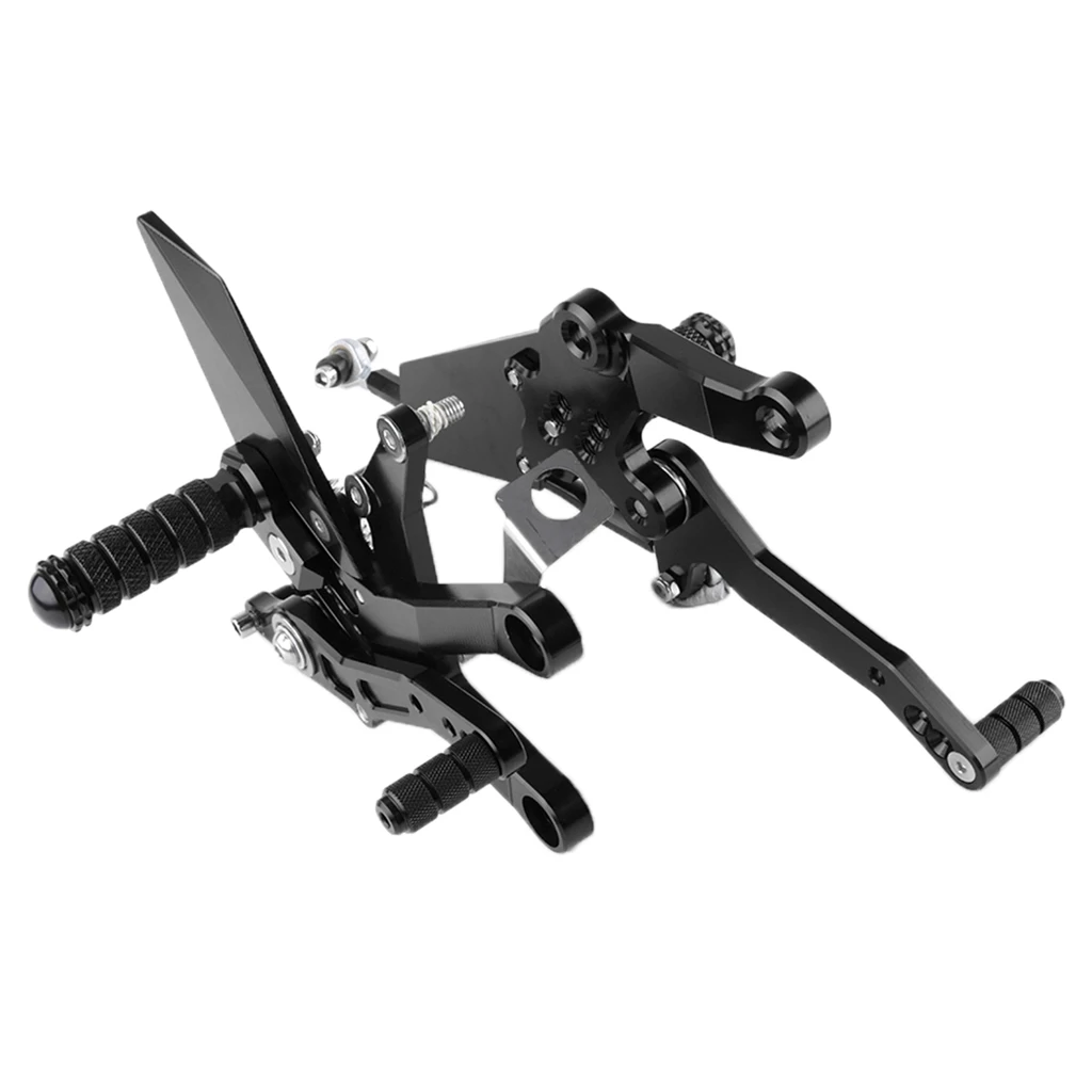 Мотоцикл с ЧПУ Алюминиевый сплав Rearsets задний Комплект Педали для Kawasaki Ninja 400