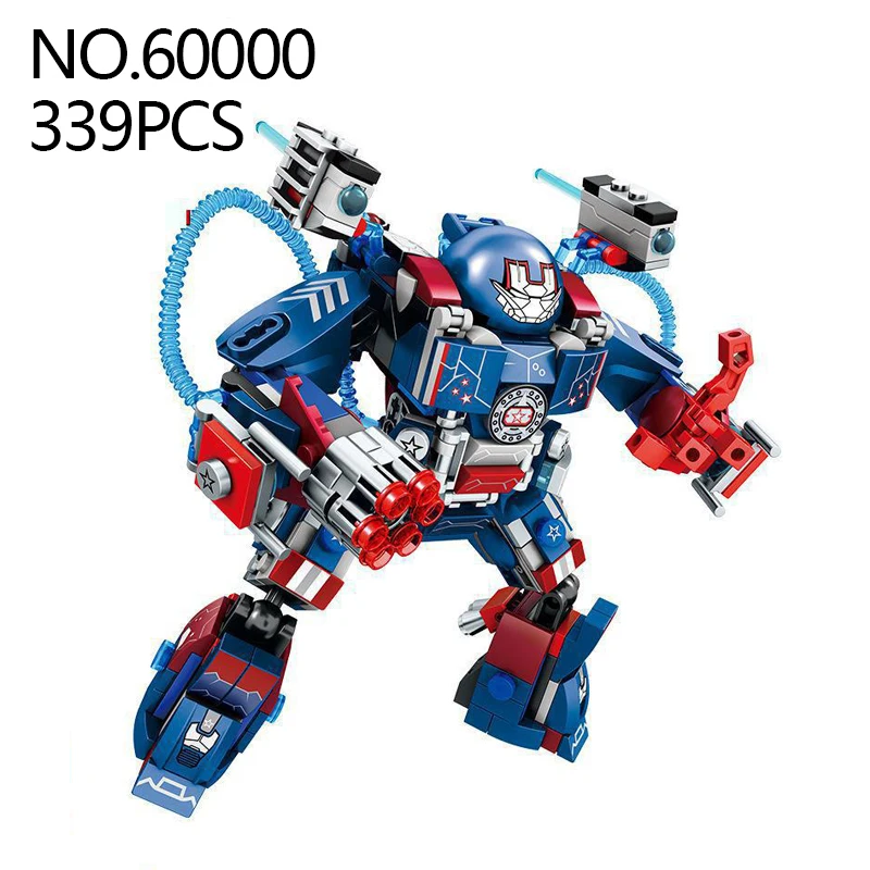 Дешево MK2 Armor серии Железный человек супер герой DIY строительные блоки кирпичи Совместимость с legoingly модель игрушки для детей подарок