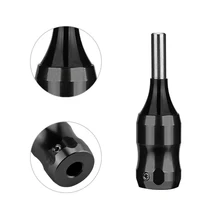 Тату оборудование держатель для инструментов для нанесения татуировки пятизубчатая алюминиевая ручка 25 мм аксессуары для татуировки прямые с фабрики WS0081_01