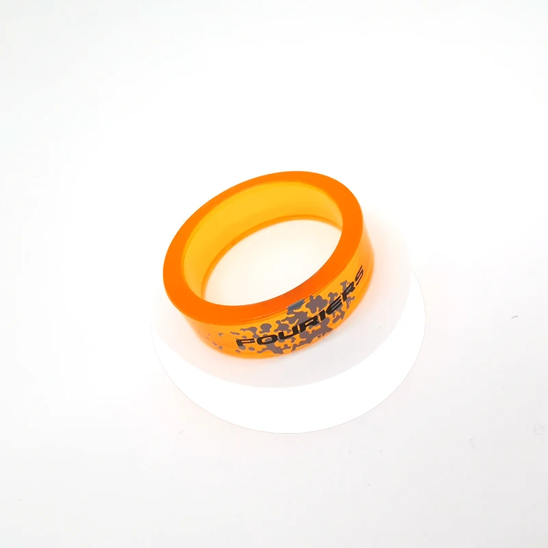 FOURIERS SR S003 Bike Front Fork Top Cap & Spacer Transparent Nylon