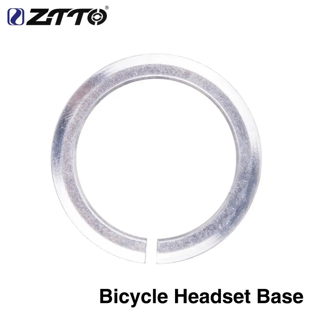 ZTTO Bicycle Tapered Fork Open Crown Aluminum Alloy Earphone Base Ring Spacer Diameter for 1.5 Inch 52mm 54mm Bike Headset | Спорт и