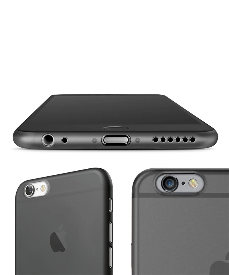 Ультратонкий матовый чехол для телефона s для iphone 7 Plus 8 чехол для iphone 6 6s 8 Plus чехол s для iphone X 10 0,3 мм чехол для телефона