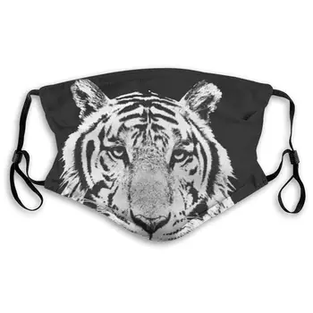 

Fillter Cloth for Women Siberian Tiger Adjustable Waterproof Cloth Dustproof Ear Loops for Running Double Protection