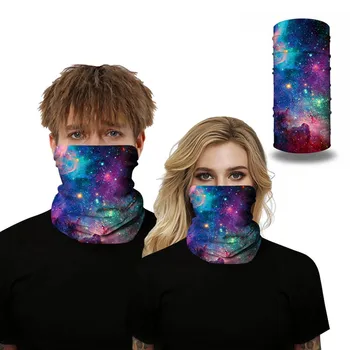 

5pcs/Set Women Men Headscarf Bandana Starry Sky Headwear Face Scarf Outdoor Cycling Bandana Camping Unisex Headband Scarf Hot