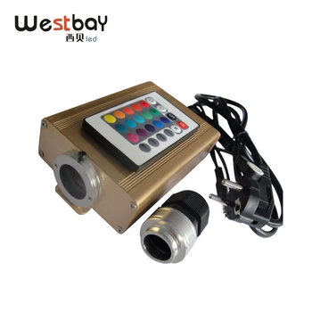 

Westbay 16W RGB Optical Fiber Lights LED Single Port Optic Fiber Engine For Star Ceiling Room Decoration