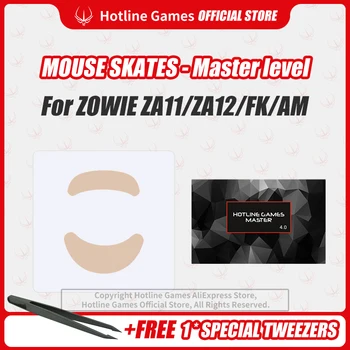 

Hotline Games 4.0 Master Level Mouse Skates Mouse Feet Pad Replacement Feet for ZOWIE ZA12 Mouse 0.23mm/0.6mm Thickness