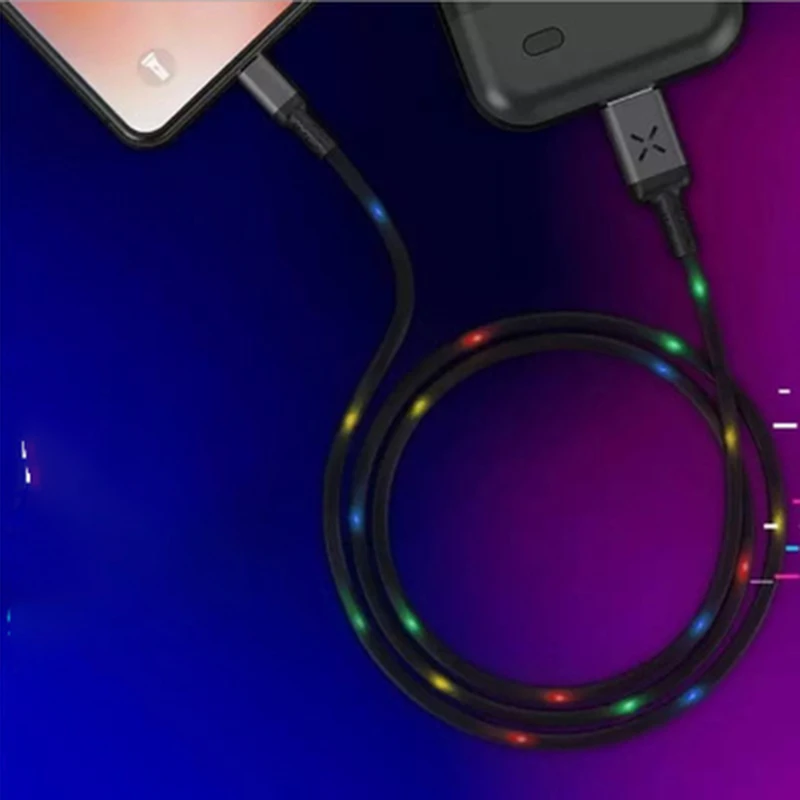 Хит продаж! Beat Flowing1m зарядки мобильный телефон кабель с разъемом USB Type C потока