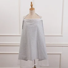 Грудное вскармливание младенцев хлопок безопасный новорожденный кормящих Крышка Регулируемый против насекомых мягкий дышащий тент в общественных кормящих фартук