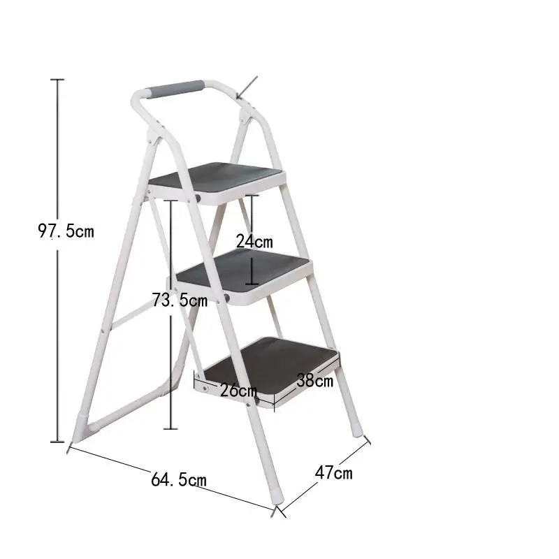Version A Плиант Tangga Lipat Escalon Plegable Marches Banco Escalera tabrete De Cocina Stepladder Merdiven стул Escabeau Лестница Стул - Цвет: Version A