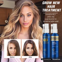 Масло-спрей для роста волос, масло для роста волос, против выпадения волос, сыворотка для роста волос, жидкое лечение выпадения волос, тоник для волос