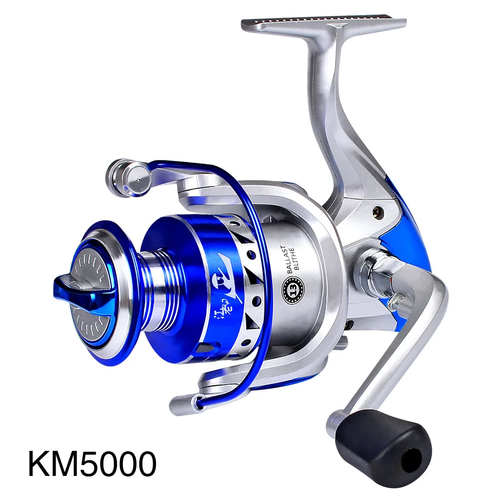

Gapless Outdoor Spinning 13 Axes High Toughness Rocker Arm Smooth Professional Low Profile Fishing Reel Tackle Tool Feeder